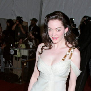 Rose McGowan; in Poiret, King of Fashion - Costume Institute Gala at The Metropolitan Museum of Art - Arrivals