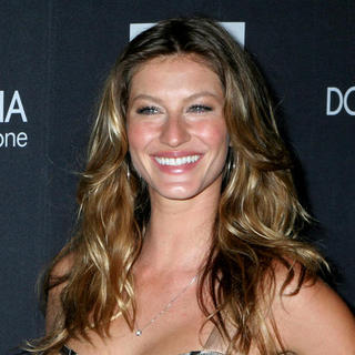 Gisele Bundchen; in Dolce and Gabbana Launches The One Fragrance at SAKS Fifth Avenue