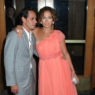 Jennifer Lopez;Marc Anthony; in El Cantante - New York City Premiere - Red Carpet
