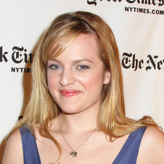 Elisabeth Moss; in "Mad Men" TV Series Cast Members Appear at New York Times Arts & Leisure Week in Times Center
