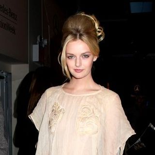 Lydia Hearst in Mercedes-Benz Fashion Week Fall 2008 - Day 2 - Celebrities at Bryant Park