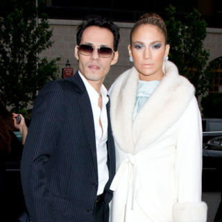 Jennifer Lopez, Marc Anthony in Christian Dior Cruise 2009 Collection - Arrivals