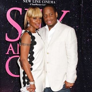 Mary J. Blige;Kendu Isaacs; in "Sex and the City: The Movie" New York City Premiere - Arrivals