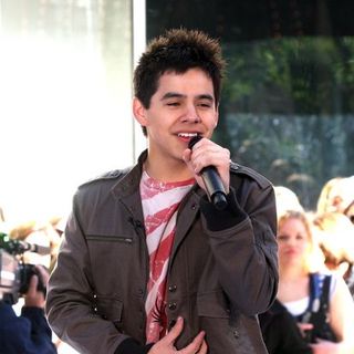 David Archuleta in David Cook and David Archuleta Perform on NBC's "Today" Show Morning Concert Series