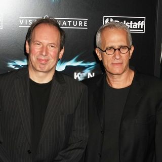 Hans Zimmer;James Newton Howard; in "The Dark Knight" World Premiere - Arrivals