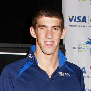 Michael Phelps; in Michael Phelps Promotes the Visa Grant for Early Swimming Program at the McBurney YMCA