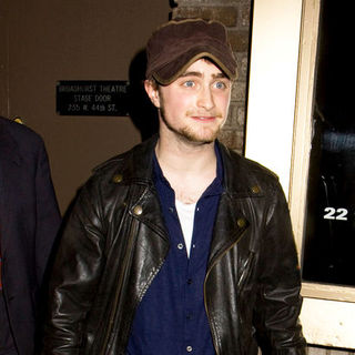 Daniel Radcliffe; in "Equus" Broadway Play Opening Night - Stage Door