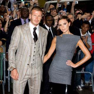 David Beckham, Victoria Adams in David Beckham and Victoria Beckham Launch "Beckham Signature" Fragrance Collection