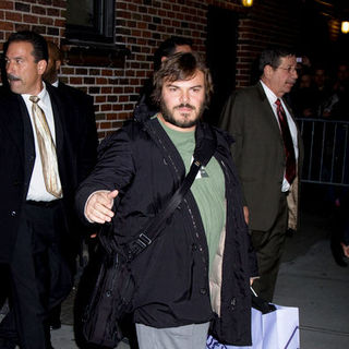 Jack Black; in The Late Show with David Letterman - November 12, 2008 - Arrivals