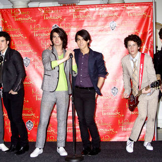 Jonas Brothers; in Jonas Brothers Wax Figures Unveiled at Madame Tussaud's Wax Museum in New York on February 12, 2009