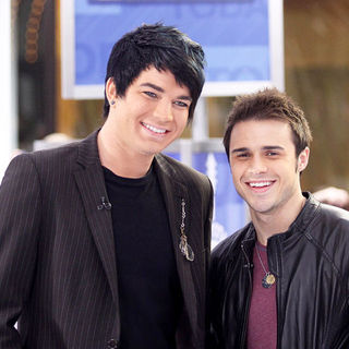 Adam Lambert;Kris Allen; in 2009 American Idol Winner and Runnerup in Concert on NBC's "Today Show" - May 28, 2009