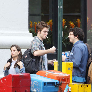 Robert Pattinson; in "Remember Me" Movie Filming on Location in New York on June 15, 2009