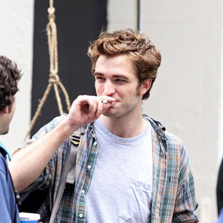 Robert Pattinson; in "Remember Me" Movie Filming on Location in New York on June 15, 2009