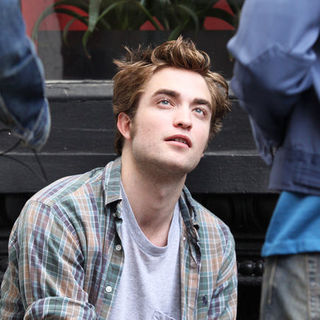 Robert Pattinson; in "Remember Me" Movie Filming on Location in New York on June 15, 2009
