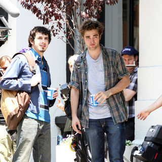 Robert Pattinson; in "Remember Me" Movie Filming on Location in New York on June 15, 2009