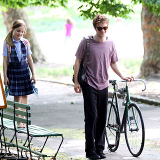 Robert Pattinson; in Robert Pattinson Filming "Remember Me" in Central Park on June 30, 2009