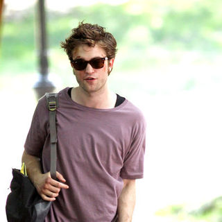 Robert Pattinson; in Robert Pattinson Filming "Remember Me" in Central Park on June 30, 2009