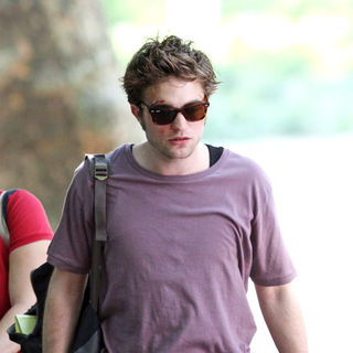 Robert Pattinson; in Robert Pattinson Filming "Remember Me" in Central Park on June 30, 2009