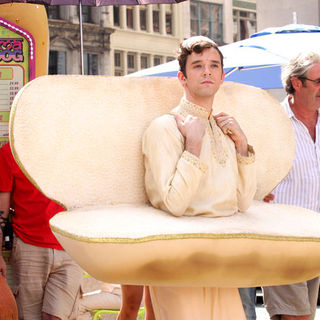 Michael Urie in "Ugly Betty" Filming in Lower Manhattan on August 25, 2009