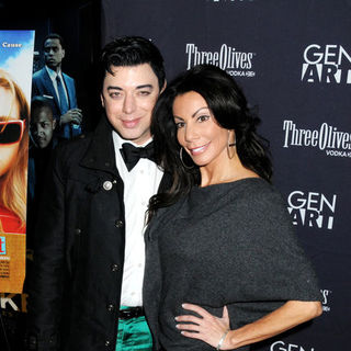 Malan Breton;Danielle Staub; in "Youth in Revolt" New York Premiere - Inside Arrivals