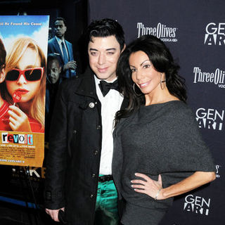 Malan Breton;Danielle Staub; in "Youth in Revolt" New York Premiere - Inside Arrivals