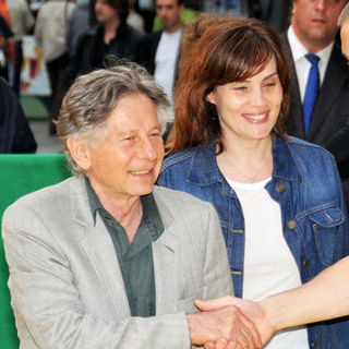 Roman Polanski, Emmanuelle Seigner in "Bruno" Paris Premiere - Arrivals