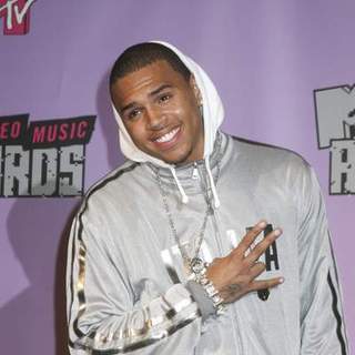 Chris Brown; in 2007 MTV Video Music Awards - Press Room