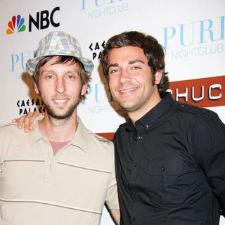 Joel Moore;Zachary Levi; in NBC's "Chuck" Season 2 Launch Party - Arrivals