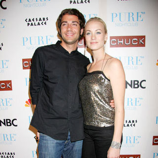 Zachary Levi;Yvonne Strahovski; in NBC's "Chuck" Season 2 Launch Party - Arrivals