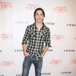 Justin Long; in "Criss Angel Believe" by Cirque du Soleil Opening Night - Black Carpet Arrivals
