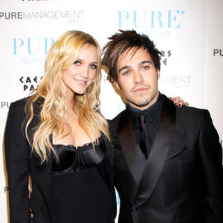 Pete Wentz, Ashlee Simpson in New Year's Eve Celebration Hosted by Ashlee Simpson-Wentz and Pete Wentz at Pure Nightclub Las Vegas