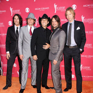 The Lost Trailers; in 44th Annual Academy Of Country Music Awards - Arrivals