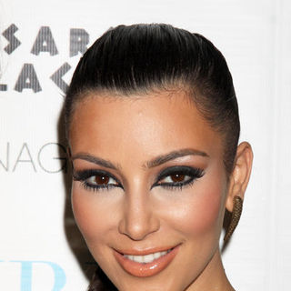 Kim Kardashian; in Khloe Kardashian's 25th Celebrity Celebration at PURE Las Vegas on June 26, 2009