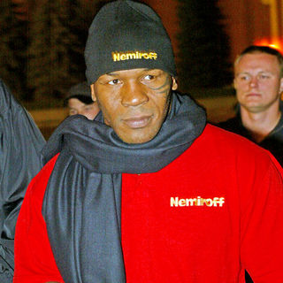 Mike Tyson in Mike Tyson Visits Russia on September 11, 2005