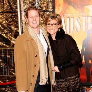 Ashleigh Banfield;Howard Gould; in "Australia" New York City Premiere - Arrivals