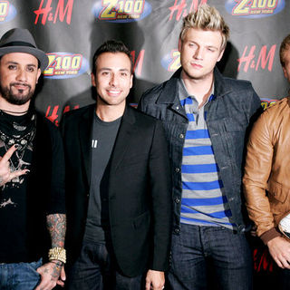 Backstreet Boys; in Z100 Jingle Ball 2007 - Press Room