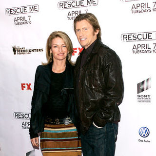 Denis Leary;Ann Lembeck; in "Rescue Me" Season 5 New York City Premiere - Arrivals