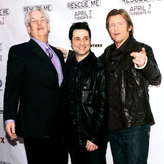 Lenny Clarke;Denis Leary;Adam Ferrara; in "Rescue Me" Season 5 New York City Premiere - Arrivals