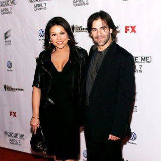 Rachel Ray;John Cusimano; in "Rescue Me" Season 5 New York City Premiere - Arrivals