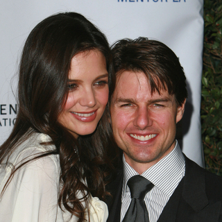 Katie Holmes;Tom Cruise; in Katie Holmes in Mentor LA's Promise Gala Honoring Tom Cruise - Red Carpet