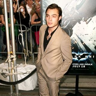 Ed Westwick; in "The Dark Knight" World Premiere - Arrivals