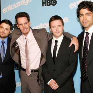 Jerry Ferrara;Kevin Dillon;Kevin Connolly;Adrian Grenier; in "Entourage" Season 5 Premiere - Arrivals