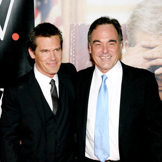 Josh Brolin;Oliver Stone; in "W." New York City Premiere - Arrivals