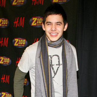 David Archuleta; in Z100's Jingle Ball 2008 - Press Room