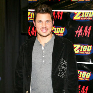 Nick Lachey; in Z100's Jingle Ball 2008 - Press Room