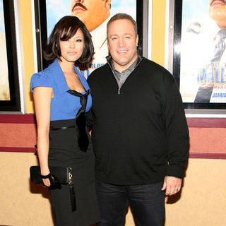 Kevin James, Steffiana De La Cruz in "Paul Blart: Mall Cop" New York City Premiere - Arrivals