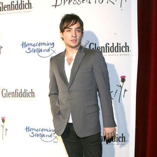 Ed Westwick; in 7th Annual "Dressed To Kilt" Charity Fashion Show - Arrivals