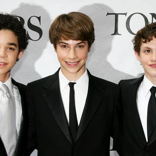 David Alvarez;Kiril Kulish;Trent Kowalik; in 63rd Annual Tony Awards - Arrivals