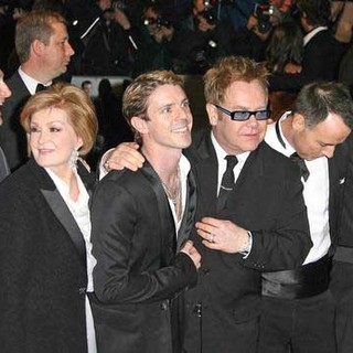 David Furnish, Elton John, Sharon Osbourne in Casino Royale World Premiere - Red Carpet