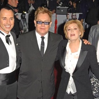 David Furnish, Elton John, Sharon Osbourne in Casino Royale World Premiere - Red Carpet